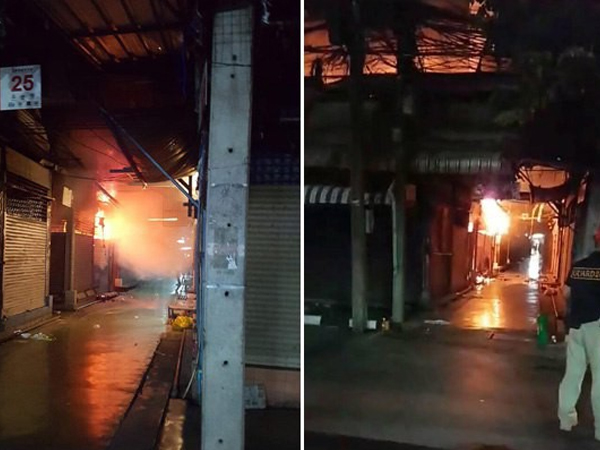 Cháy lớn tại 'khu chợ trời lớn nhất thế giới' Chatuchak