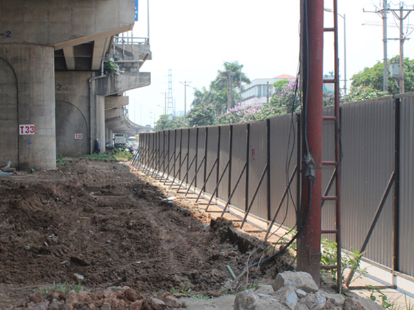 Hà Nội xén giải phân cách đường Vành đai 3 đoạn Giải Phóng - Pháp Vân