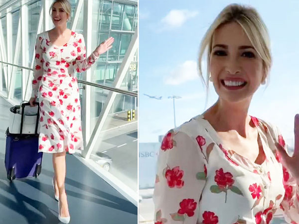 Ivanka Trump gây thương nhớ khi xuất hiện rực rỡ tại sân bay tạm biệt nước Anh, cả gia đình Tổng thống Mỹ lại gây bão truyền thông