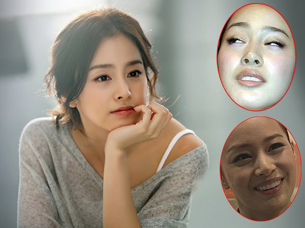 Là một trong những 'quốc bảo nhan sắc' xứ Hàn nhưng Kim Tae Hee cũng có thời sở hữu nhan sắc 'khó đỡ' như thế này