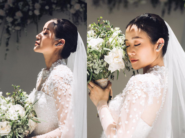 Khoe ảnh cưới lộng lẫy, Bảo Thanh, Thu Quỳnh và nhiều sao Việt đồng loạt chúc mừng MC Phí Linh