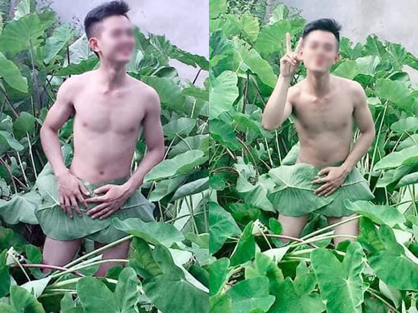Thanh niên chụp ảnh khoe thân ở bãi khoai nước giữa tâm 'bão' hở bạo đầm sen khiến dân mạng ngán ngẩm