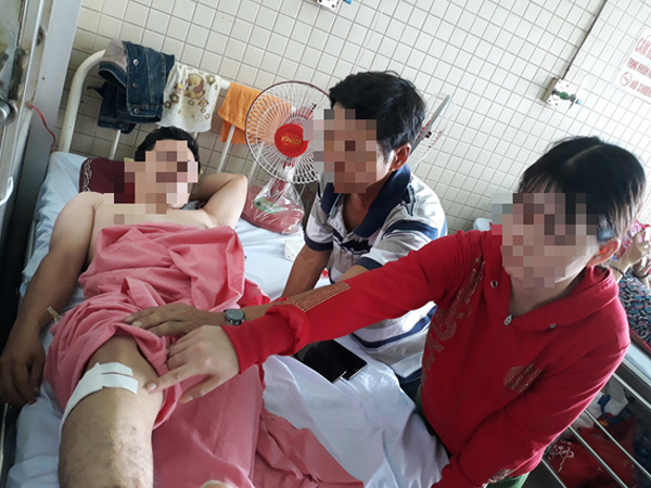 Bệnh nhân gãy đốt sống ngực, bệnh viện khoan nhầm cẳng chân