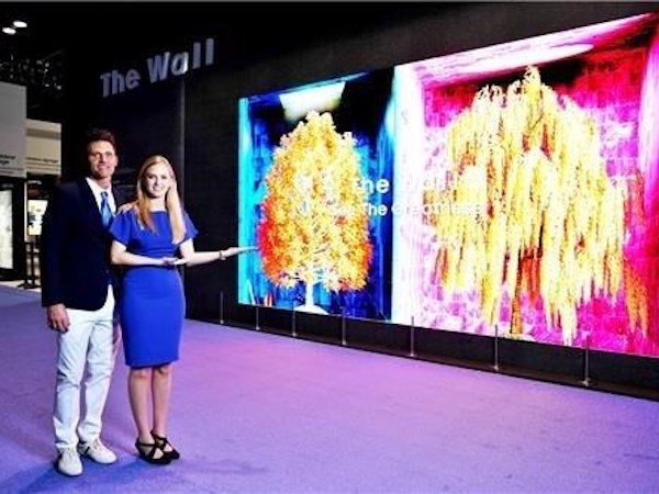 Samsung sắp phát hành 'bức tường tivi" trên thị trường toàn cầu