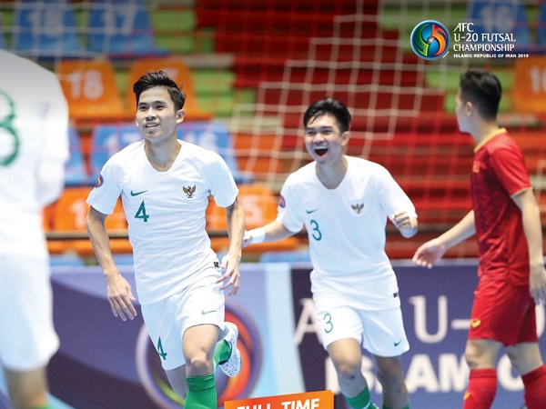 U20 futsal Việt Nam thua đậm Indonesia ở tứ kết giải châu Á
