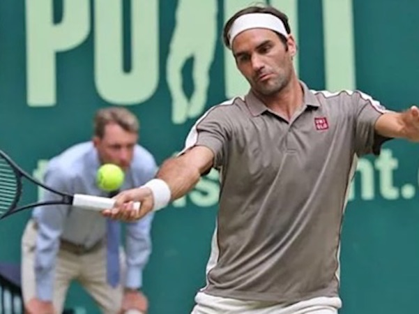 Federer thắng nhọc Tsonga ở giải sân cỏ Halle Mở rộng