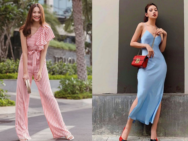 Sao Việt chuộng đồ hở chân, vai ngày nóng