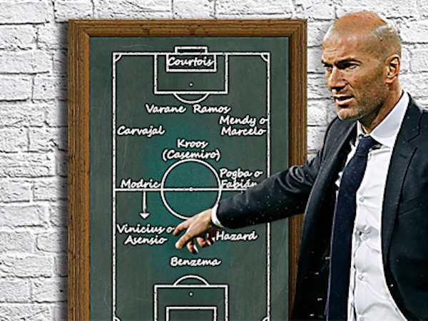 Zidane chuẩn bị thực hiện cách mạng chiến thuật Real