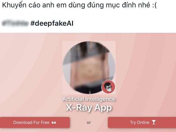Cảnh báo: Xuất hiện công cụ 'lột đồ' phụ nữ chỉ trong vài giây được bán công khai, mọi chị em hãy cẩn thận hình ảnh của mình!