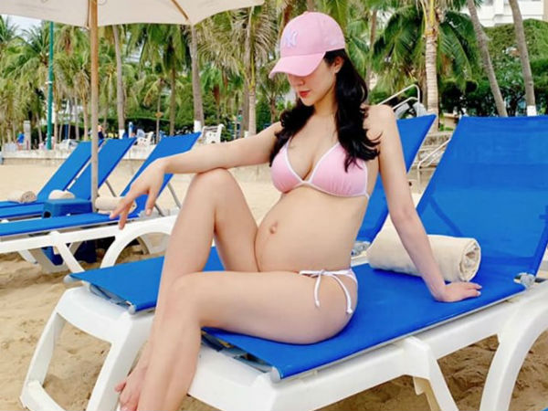 Diệp Lâm Anh khoe bụng bầu đẹp ngất ngây ở tháng thứ 6