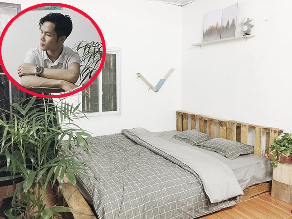 Nam thanh niên trang trí phòng trọ đẹp như studio, tự tay đóng đồ gỗ và nuôi mèo béo ú khiến mọi cô gái trầm trồ