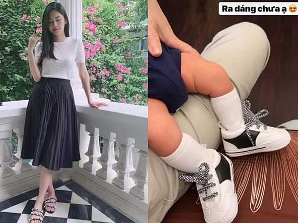 Á hậu Thanh Tú và chồng đại gia làm đầy tháng cho con trai