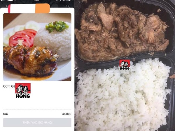 Đặt cơm qua mạng hốt hoảng nhận về 5 miếng xương gà, thái độ của chủ quán mới bất ngờ