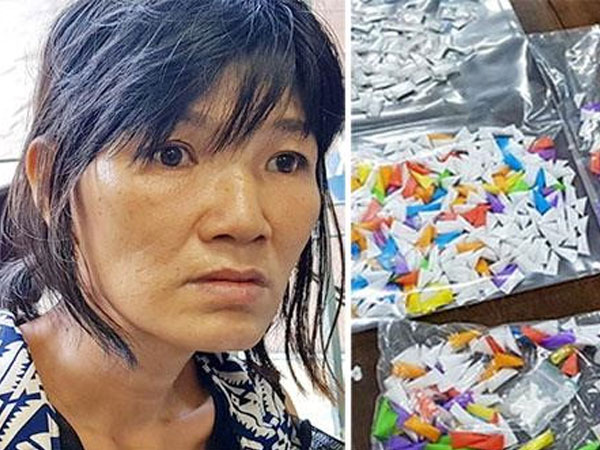 Bắt 'nữ quái' tàng trữ hơn 1.200 tép heroin