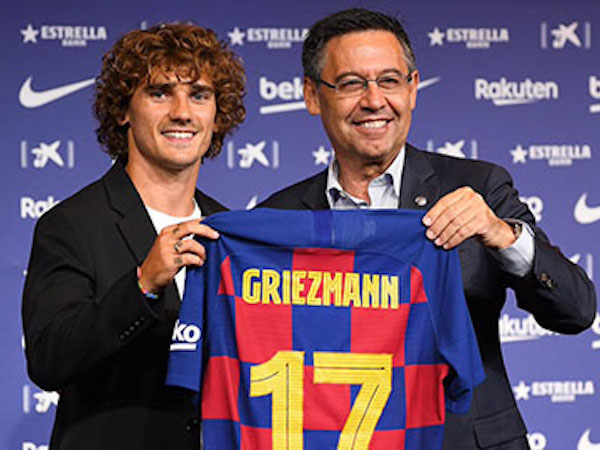 Số 17 Griezmann lựa chọn thường gặp 'xui xẻo' ở Barca