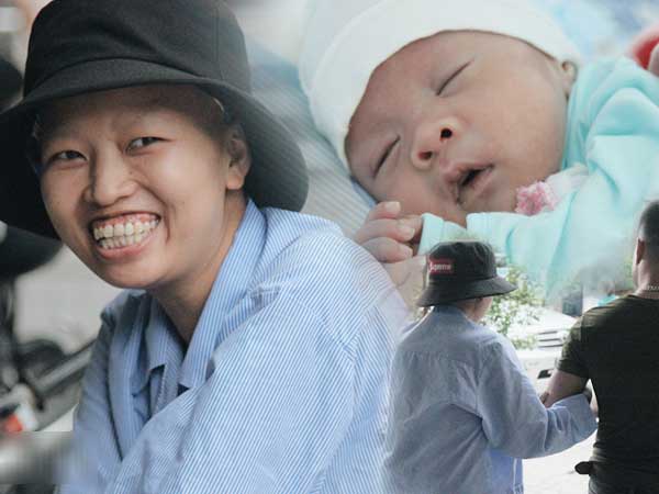 Nụ cười hạnh phúc của mẹ Liên: 'Bình An ngủ ngoan nhé, mẹ đi bệnh viện rồi sẽ sớm về nhà chơi với con'