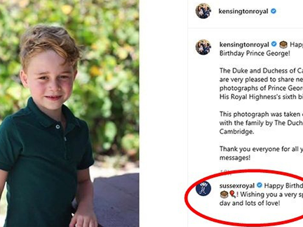 Meghan Markle lại bị ném đá khi gửi lời chúc mừng sinh nhật Hoàng tử George còn “kinh khủng” hơn cả những lần trước
