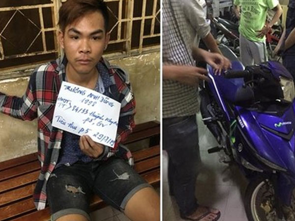 Bị bắt khi đưa xe ăn trộm lên rao bán trên 'Chợ Tốt'