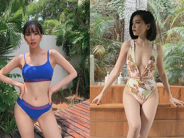 Sao Việt diện bikini: Bích Phương tưởng lép mà có 'của nả' như ai, Min đẹp hút hồn nhưng bất ngờ nhất là Hoàng Thuỳ với nghi án dao kéo vòng 1
