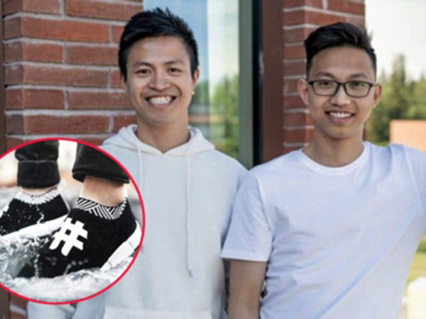 Startup đặc biệt của 2 chàng trai Việt: Sản xuất loại sneaker chống thấm nước từ rác thải đầu tiên trên thế giới, mỗi đôi giày làm từ 21 cốc cà phê và 6 chai nhựa!