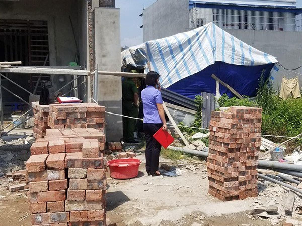Xôn xao một thi thể đang phân hủy, bị quấn chiếu, chèn bao xi măng quanh người ở Thái Nguyên