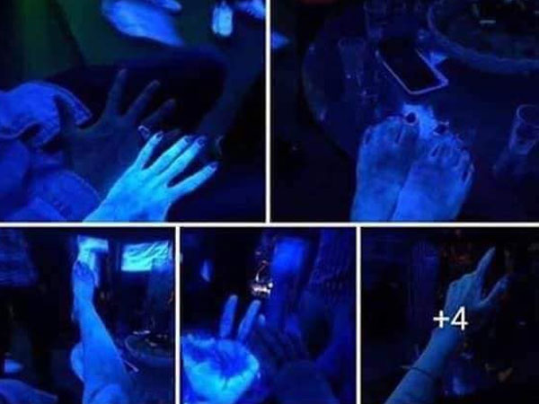 Kinh hãi hình ảnh cơ thể cô gái phát sáng như zombie khi thoa kem dưỡng sau tắm trắng