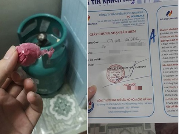 Nhân viên tiệm gas xộc thẳng vào nhà giành khách, dùng bật lửa để kiểm tra gas hết hay còn trong sự bàng hoàng của chủ nhà