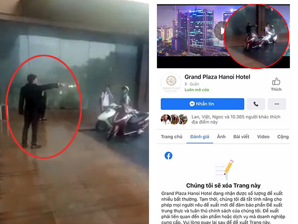 Grand Plaza Hanoi Hotel  nhận 'bão' 1 sao từ CĐM sau vụ nhân viên đuổi phụ nữ và trẻ em trú mưa