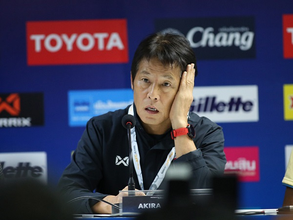 HLV Akira Nishino: 'Thái Lan sẽ biến áp lực thành động lực để đấu Việt Nam'