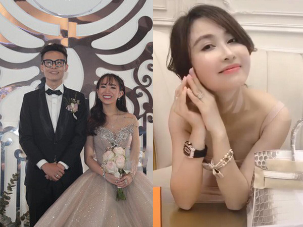 Mina Phạm - vợ 2 đại gia Minh Nhựa đăng clip đập hộp túi Hermès Birkin giá 10 tỷ khi con chồng đang tổ chức đám cưới