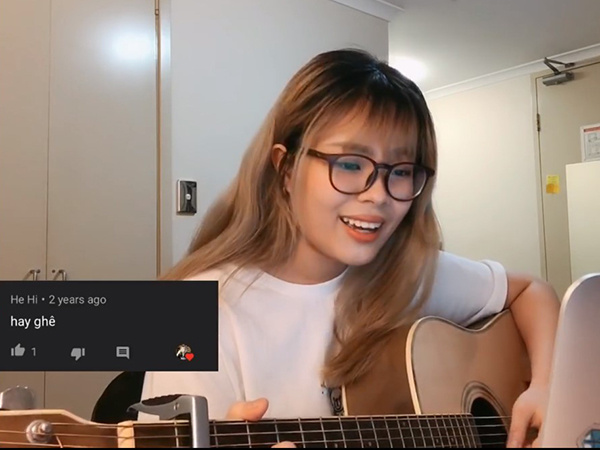 Ăn mừng clip được triệu view, cô gái hát bằng bình luận của mọi người và nhận về 'cơn mưa' lời khen