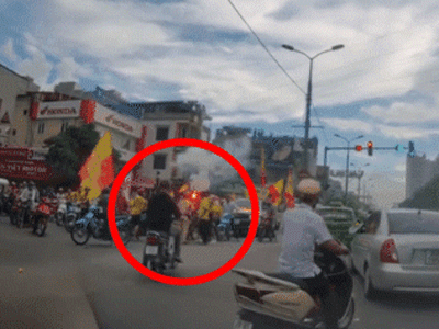 Không chỉ manh động trên sân Hàng Đẫy, CĐV Nam Định còn có hành động gây bức xúc trước đó