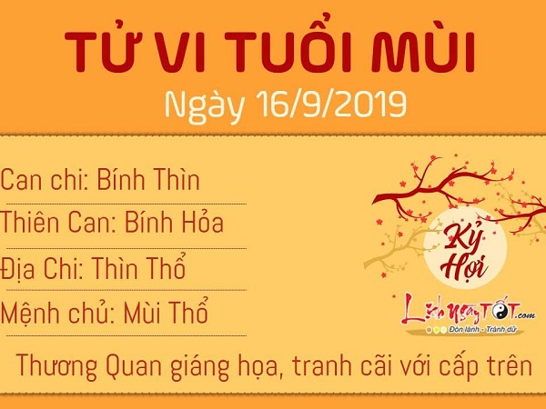 Tử vi thứ 2 ngày 16/9/2019 của 12 con giáp: Dần tạo được uy tín, Mùi tranh cãi với cấp trên