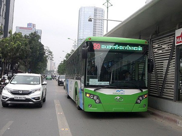 TP Hà Nội dự kiến mở thêm làn đường ưu tiên cho xe buýt
