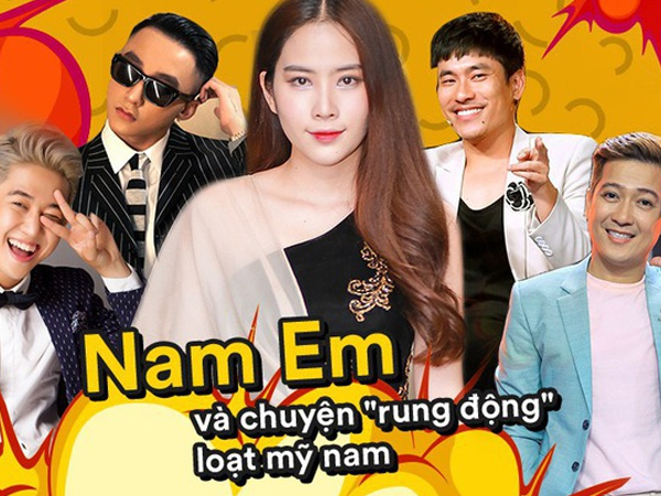 Nam Em xứng danh 'mỹ nhân rung động nhiều nhất Vbiz': Thả thính cả tài tử xứ Hàn, 2 năm dính ồn ào với loạt sao nam