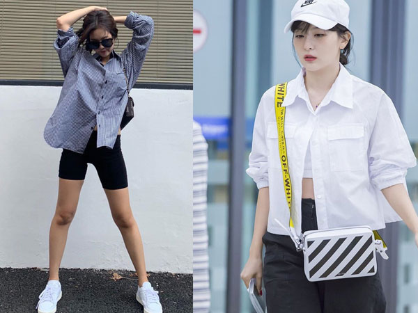 Diện áo 'kín cổng cao tường' mãi cũng chán, bạn hãy thử học cách buông lơi vài hàng khuy giống idol Hàn