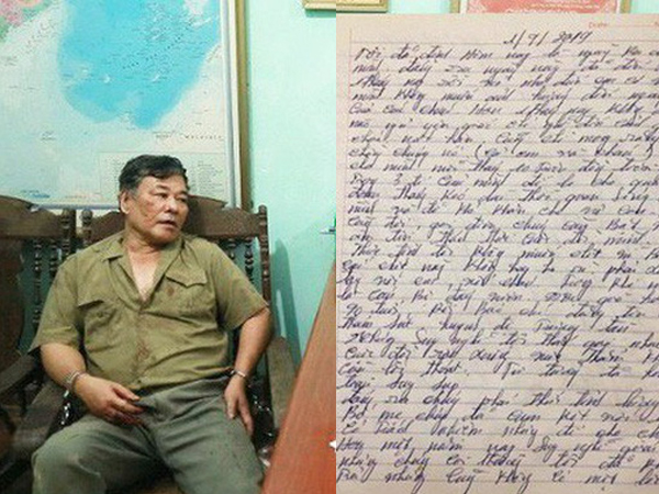 Nghi phạm truy sát gia đình em gái viết thư gửi vợ nói 'cuộc sống quá cơ cực, sống nhục nên thà chết trước'