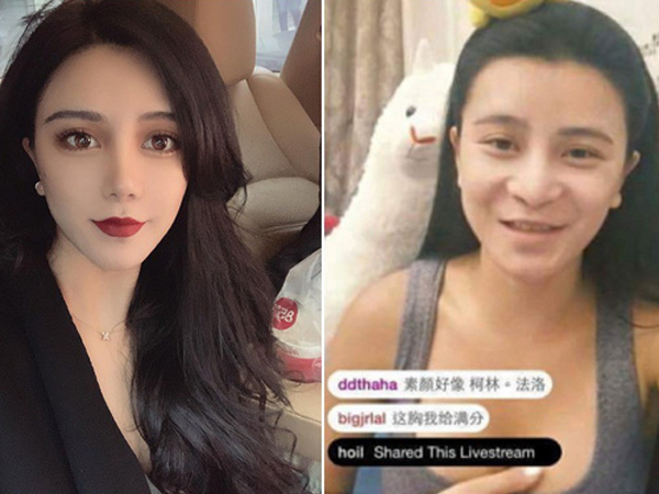 Hot girl đình đám gặp sự cố khi livestream, để lộ nhan sắc thật khiến các chàng trai 'đứng hình'