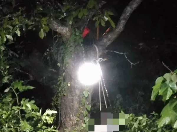 Chủ xưởng gỗ tá hỏa phát hiện bảo vệ cũ chết trong tư thế treo cổ trước cổng