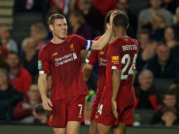 Milner thăng hoa, Liverpool thắng nhẹ đội hạng 3