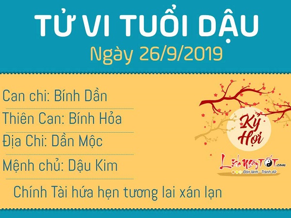 Tử vi thứ 5 ngày 26/9/2019 của 12 con giáp: Dậu tăng chức, tăng lương, Sửu mâu thuẫn với cấp trên