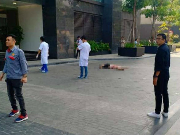 Hà Nội: Một người đàn ông nghi tử vong bất thường dưới sân tòa nhà cao cấp
