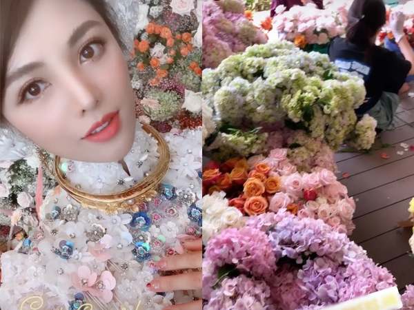 'Siêu' đám hỏi của rich kid Giang Lê: Vàng đeo trĩu cổ mỏi tay, hoành tráng như này hứa hẹn đám cưới còn bùng nổ hơn nữa!