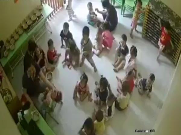 Xác định cơ sở mầm non trong clip 'cô giáo vật ngửa trẻ, ép ăn liên tục'