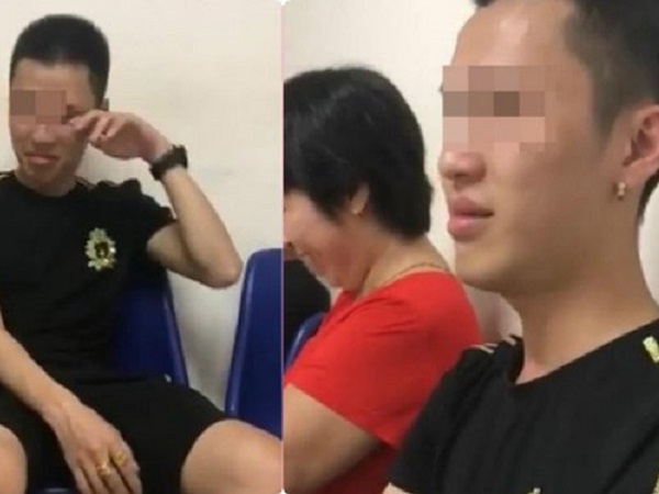 Thấy vợ gào khóc trong phòng sinh, chồng trẻ hốt hoảng ngồi ngoài mếu máo