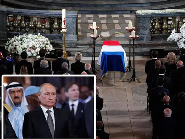 Ông Putin, ông Clinton đến Pháp viếng cố Tổng thống Jacques Chirac
