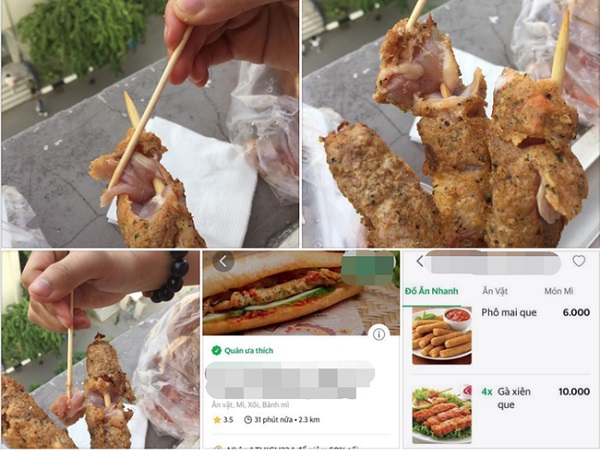 Gọi gà xiên que ở quán được yêu thích trên ứng dụng đặt đồ ăn, ngờ đâu cô nàng lại gặp ám ảnh kinh hoàng