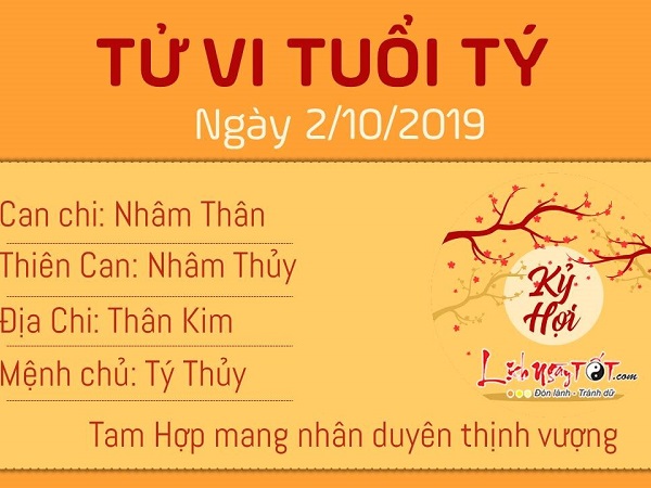 Tử vi thứ 4 ngày 2/10/2019 của 12 con giáp: Dậu đường tình rộng mở, Tý lấn cấn tiền tài