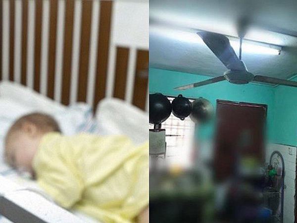 Bé gái 6 tháng tuổi chết thương tâm sau trò chơi tung hứng của cha dượng với chiếc quạt trần đang chạy