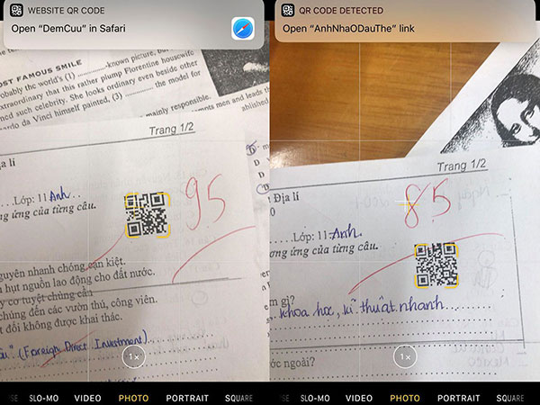 Góc sáng tạo: Cô giáo gắn mã đề thi bằng QR code khiến học sinh 'khóc thét' nhưng khi scan ra lại bất ngờ hơn